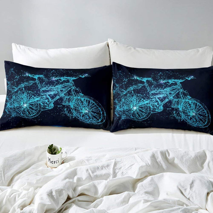 Homewish Mountainbike Comforter Abdeckung Motocross Racer Spiele Sport Bettwäsche Set Für Kinder Jun