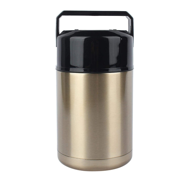 Thermobecher Essen to go, Thermobehälter für Essen 1 liter, Thermo Lunchbox aus Edelstahl, Thermos E