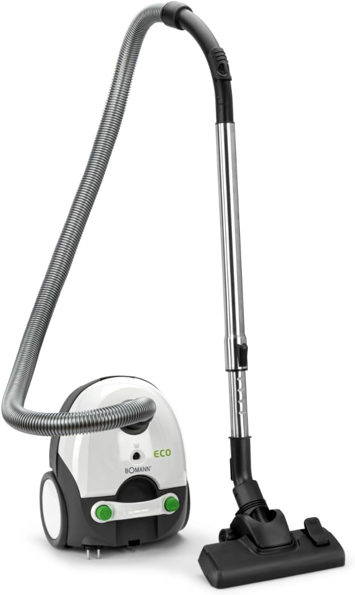 Bomann® Bodenstaubsauger mit energiesparenden 700 Watt | Staubsauger mit 5-Fach Mikrofiltersystem |