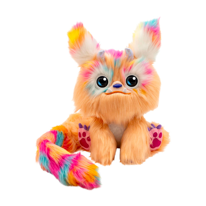 Cleo | Kuscheltier Plüsch-Schakalope| Interaktives Spielzeug für Kinder mit Mehr als 80 Realistische