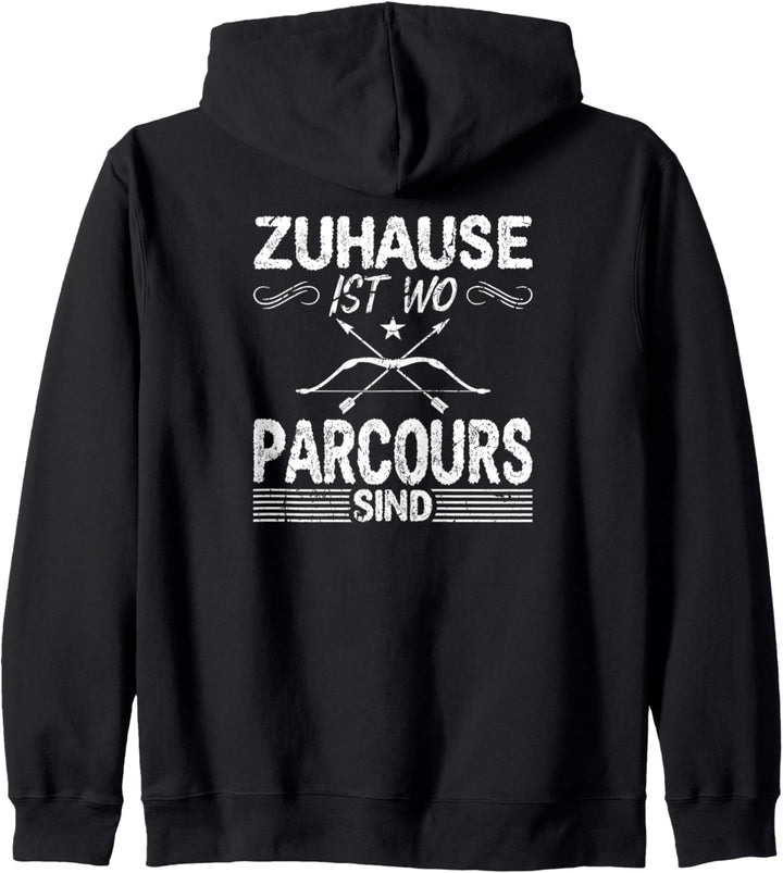 Bogenschiessen Parcours Bogensport Bogenjagd Kapuzenjacke