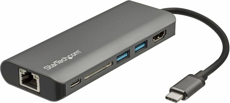 StarTech.com USB C Multiport Adapter mit 4K HDMI - USB-C Reisedock mit 4K HDMI, 3x USB 3.0 Hub, SD/S