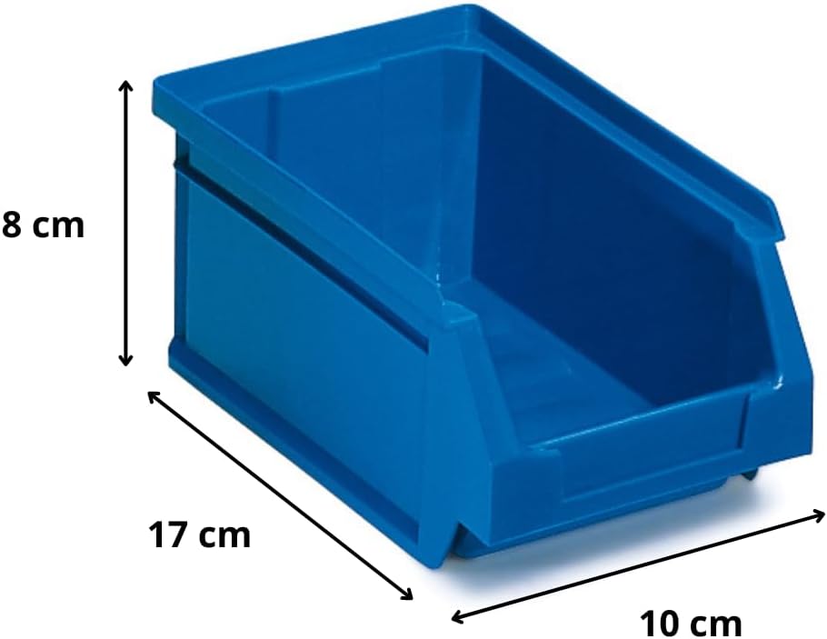 Tayg Packung mit 24 Schubladen aus Kunststoff, stapelbar, Nr. 51, Schrauben-Organizer, Schubladen, A
