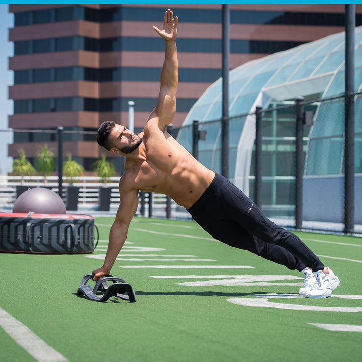 BOSU Balance Ball Total Body Stabilizing Strength and Endurance Training Liegestützstange, Liegest&amp;