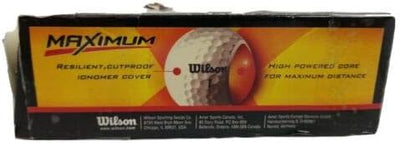 Golf Balls Lot 4 Box Wilson Maximun Straighter Longer Complete Set Box # 1 to #4