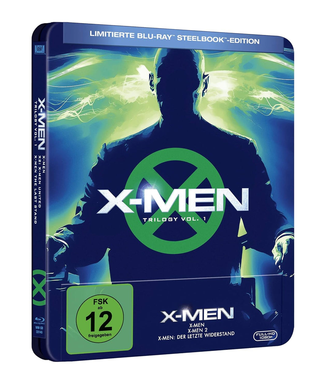 X-MEN TRILOGIE 1-3 (3-BD) STEELBOOK [Blu-ray] [Limited Edition], Blu-ray