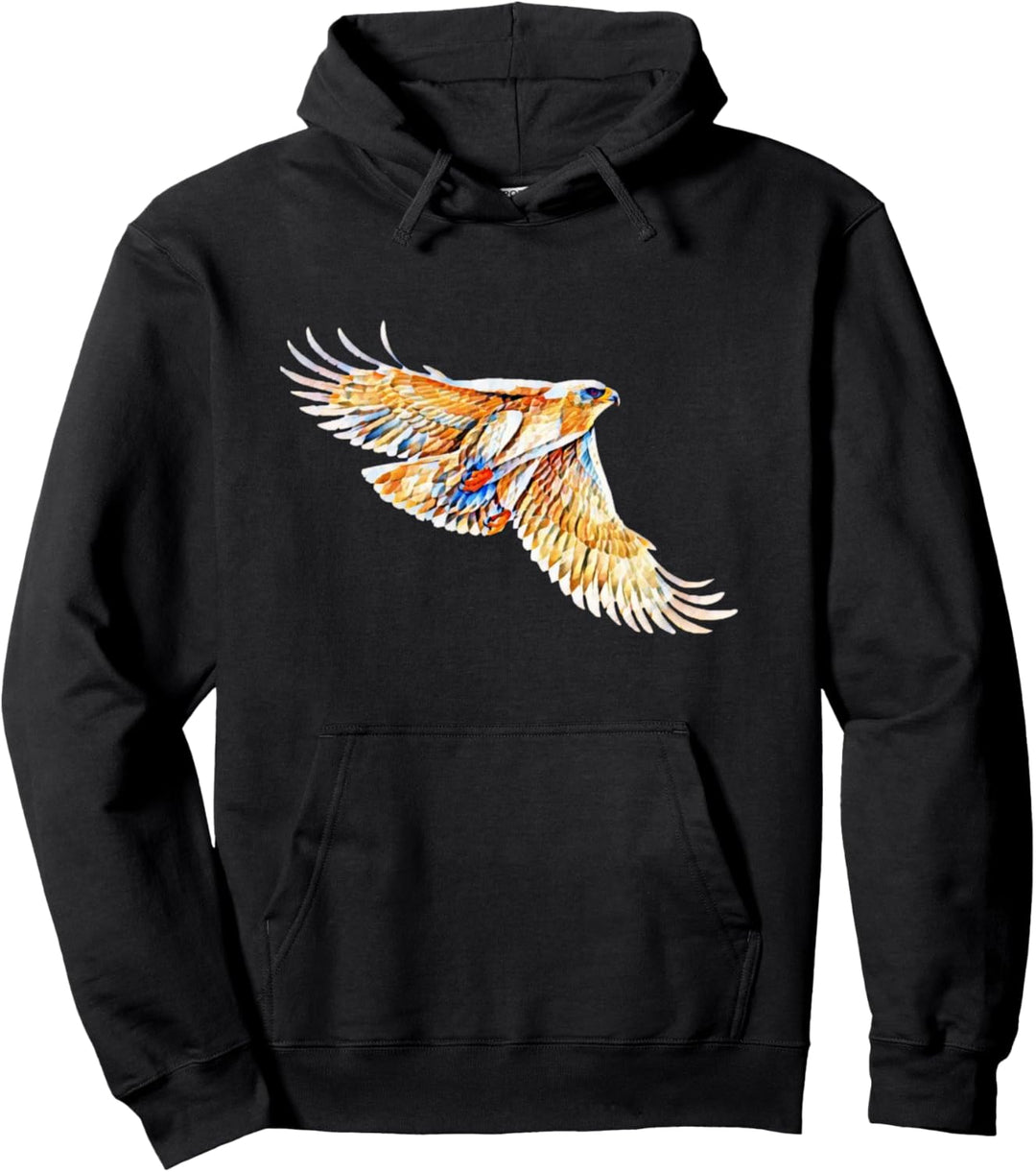 Falke Raubvogel Motiv Vögel Tiere Schnabel Krallen Falken Pullover Hoodie