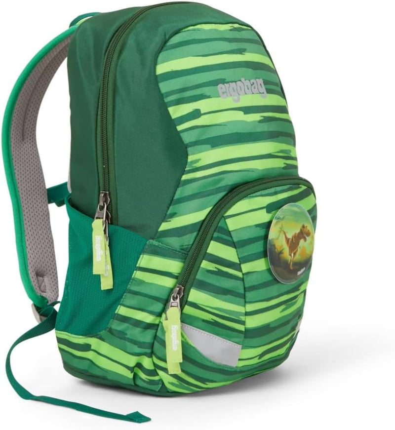 ergobag Ease Large Freizeitrucksack, Kindergartenrucksack, 10 Liter, 370 g L Bärtram - Grün, L Bärtr