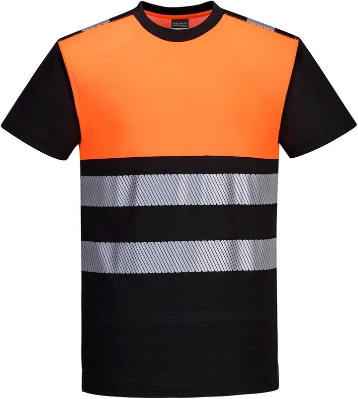 Portwest - PW3 T-Shirt Hi-Vis Klasse 1 M Orange, M Orange