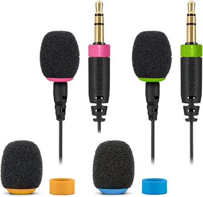 RØDE Colors 2 Identifikations-Set für Wireless GO und Lavalier-Mikrofone + keepdrum Mikrofasertuch