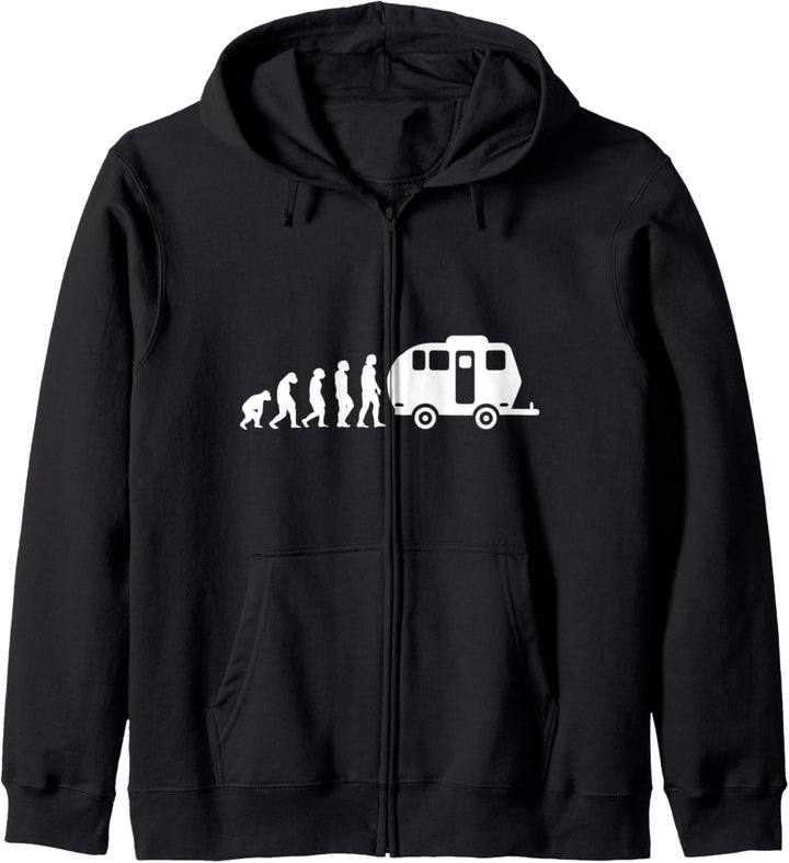 Camper Van Camping Evolution Caravan Wohnmobil Camp Kapuzenjacke