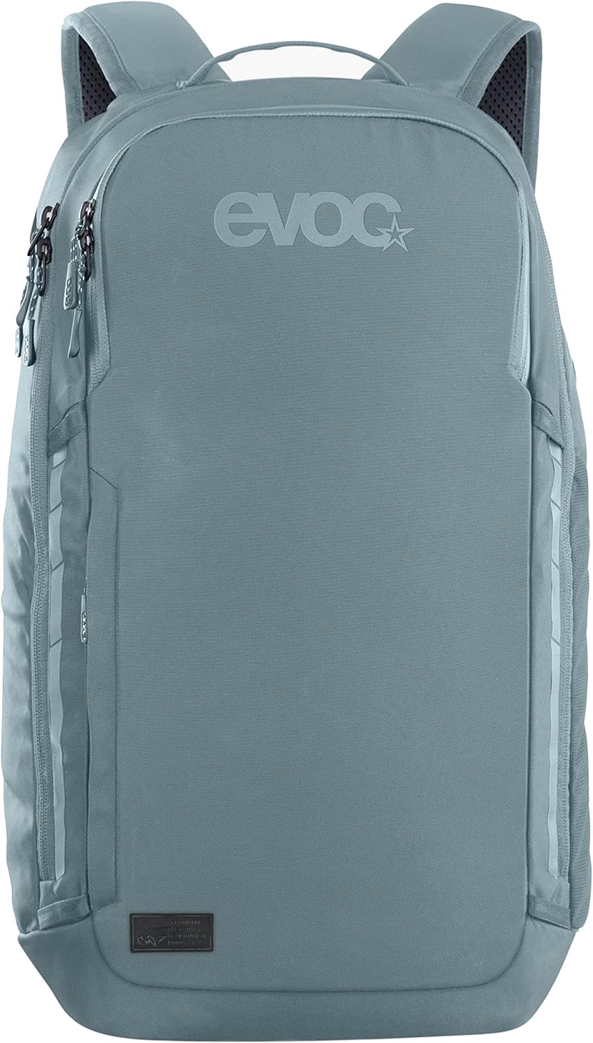 EVOC COMMUTE PRO 22 Rucksack (Fahrradrucksack, inkl. Rückenprotektor, recyceltes Polyester, Fahrradz