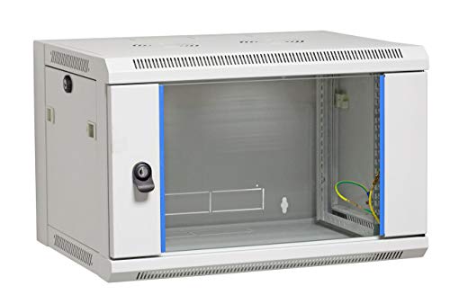 EFB-Elektronik 19" Wandgehäuse Flat Pack 9HE, Tiefe 450 mm, RAL7035