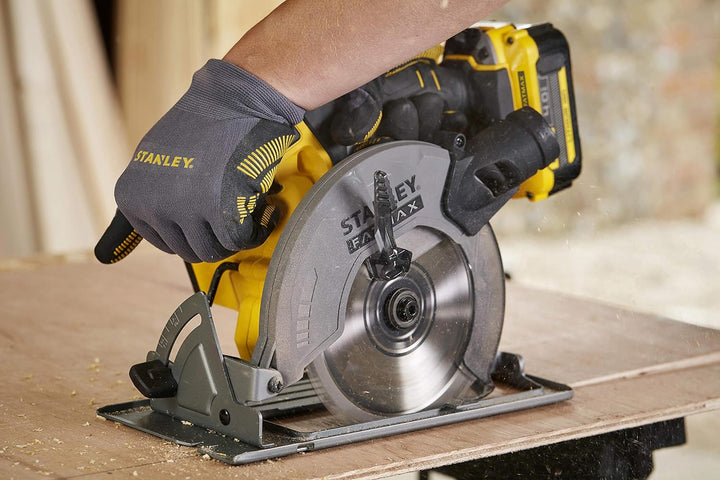 Stanley FatMax 18V Akku-Handkreissäge SFMCS500M2K (4.0 Ah, werkzeuglose Schnitttiefen- und Winkelein