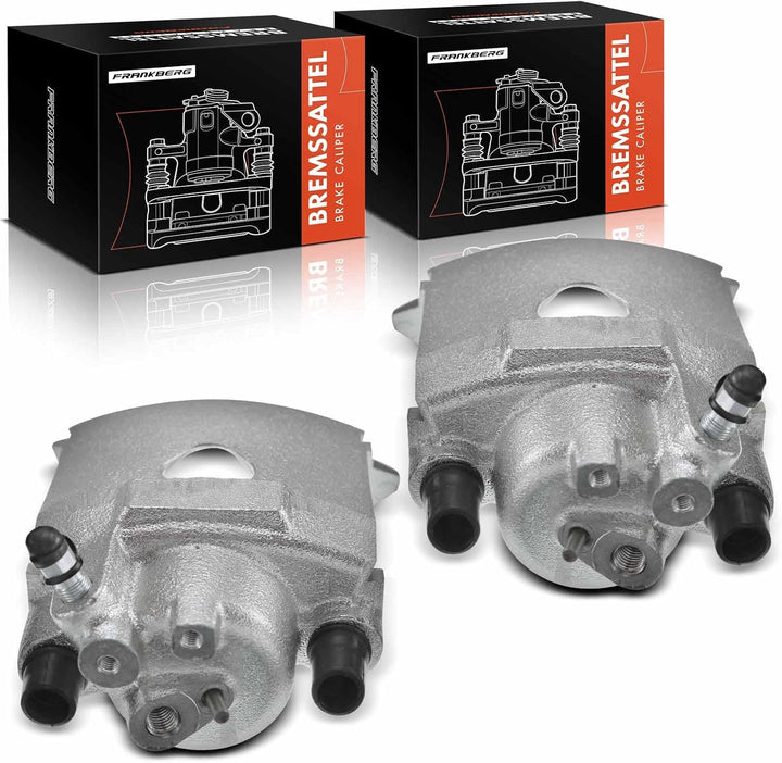 Frankberg 2x Bremssattel Bremszange Vorne Links Rechts Kompatibel mit Arosa 6H 1.4L 1.7L 1997-2004 F