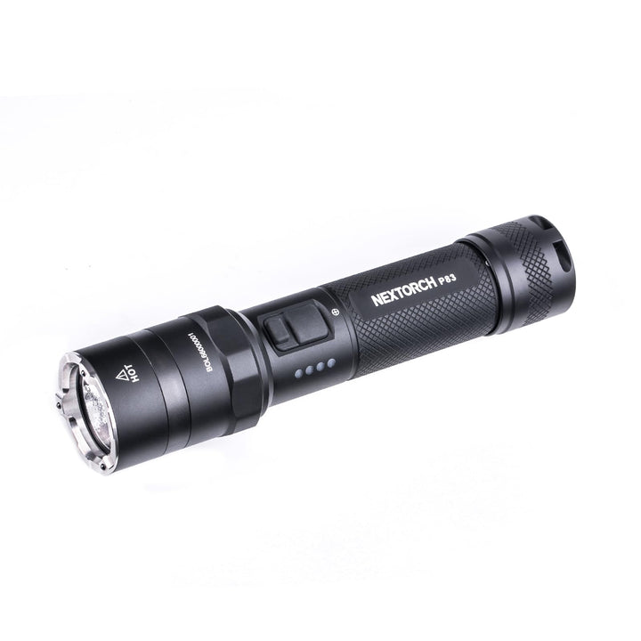 NEXTORCH P83 Akku-LED-Taschenlampe mit 360° Warnlicht-Funktion + Notfall-Glasbrecher