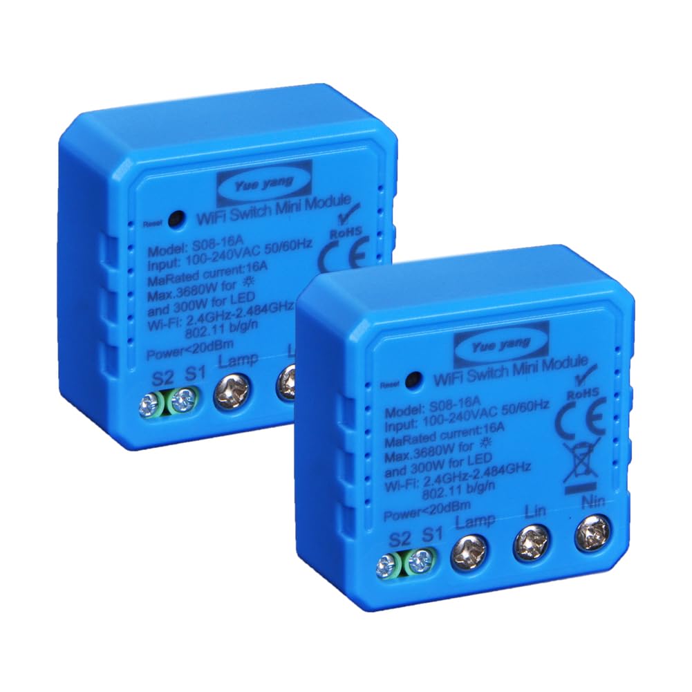 Mini Fai-da-te Smart Switch Kleingehäuse, WiFi-Fernbedienung, Schalter für den Aussenbereich, funkti