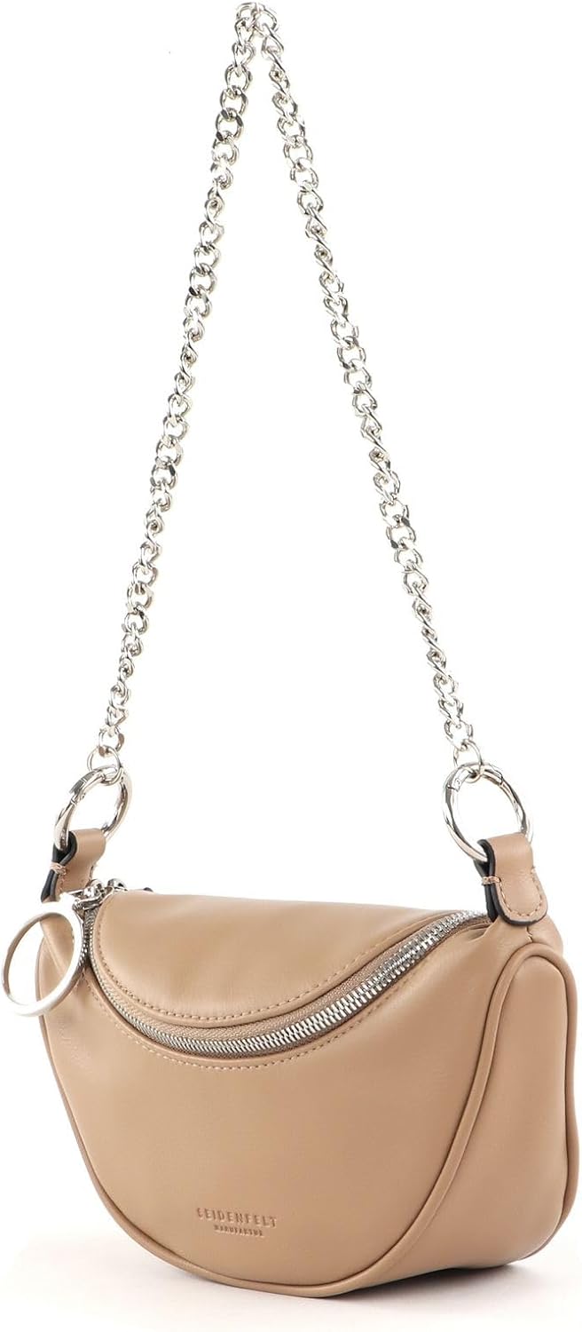 Seidenfelt Skien II - Schultertasche 19 cm smooth toffee