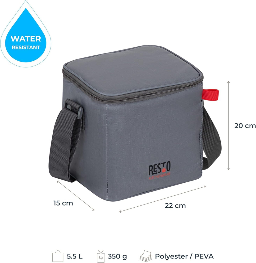RESTO Bequeme Faltbare Kühltasche 5,5 L, 11L, 23L, 30L – Lunchbox für Damen & Herren, Getränke & Spe