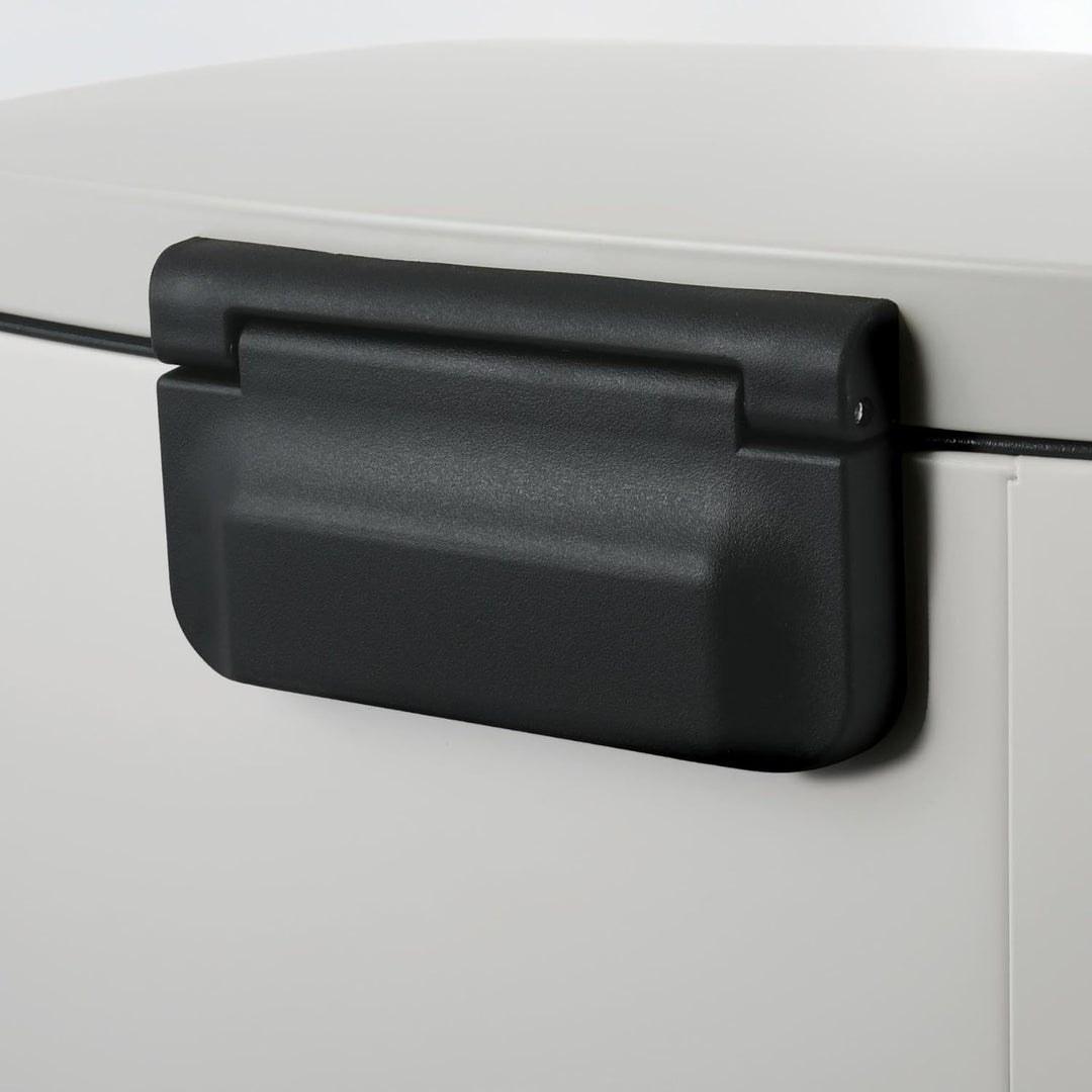 Spirella Mülleimer, Abfalleimer, Treteimer für die Küche, 50 Liter, Softclose, Inneneimer aus Kunsts