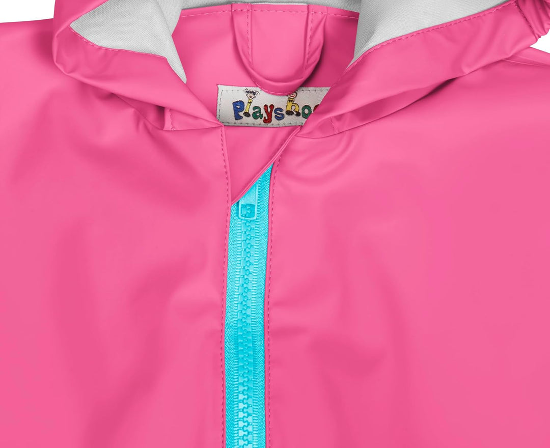 Playshoes Unisex Kinder Regen-Overall Matschanzug Regenbekleidung 92 Rosa, 92 Rosa