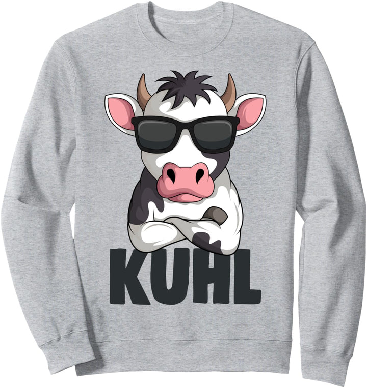 Kuh Kuhl Landwirt Kühe Bauer Kinder Jungen Mädchen Sweatshirt