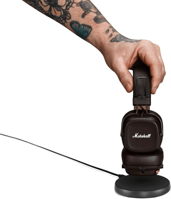 Marshall Major IV On Ear Bluetooth Kopfhörer, Kabelloser Ohrhörer, Faltbar, 80 Stunden kabellose Akk