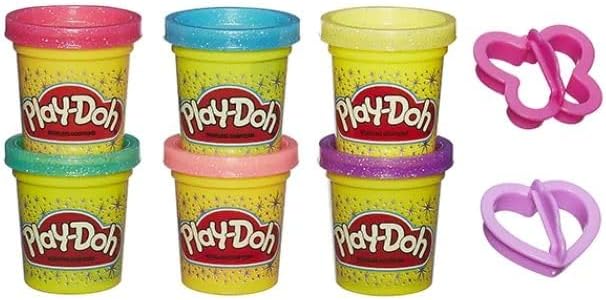 Play-Doh Hasbro A5417EU7 - Glitzerknete, Knete Single, Single