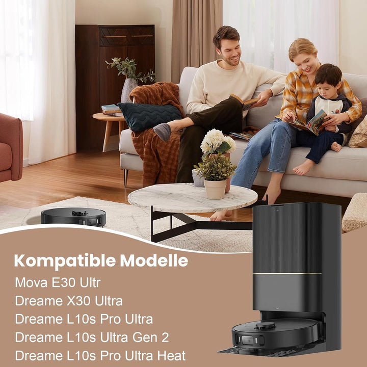 25 Stück Zubehör für Dreame L10s Pro Ultra Heat / L10s Ultra Gen 2 / X30 Ultra / L40 Ultra AE/Mova E