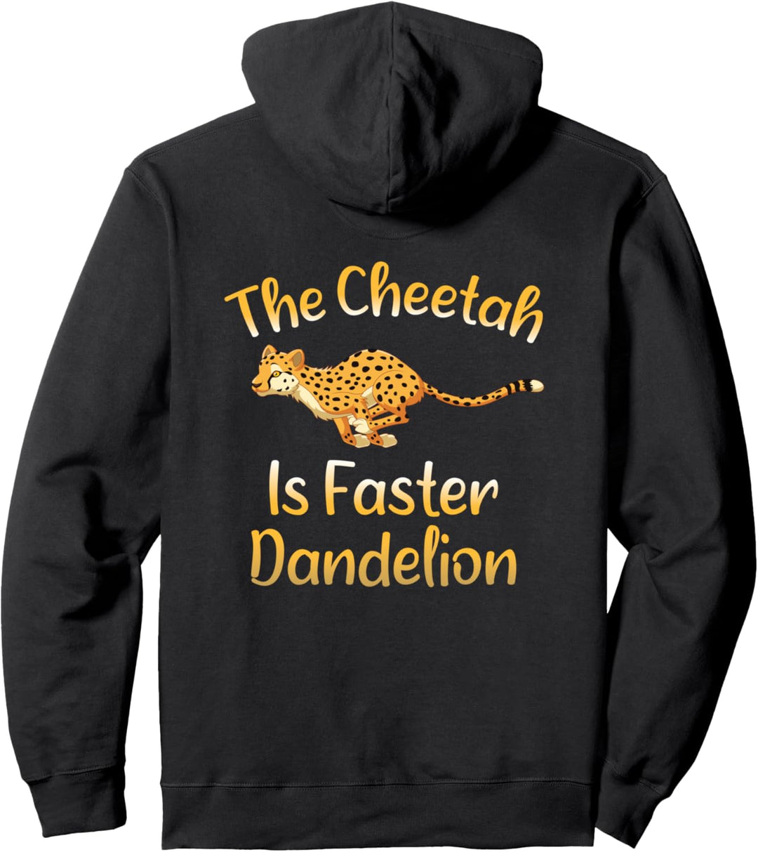 Der Gepard ist schneller als der Löwe Pullover Hoodie