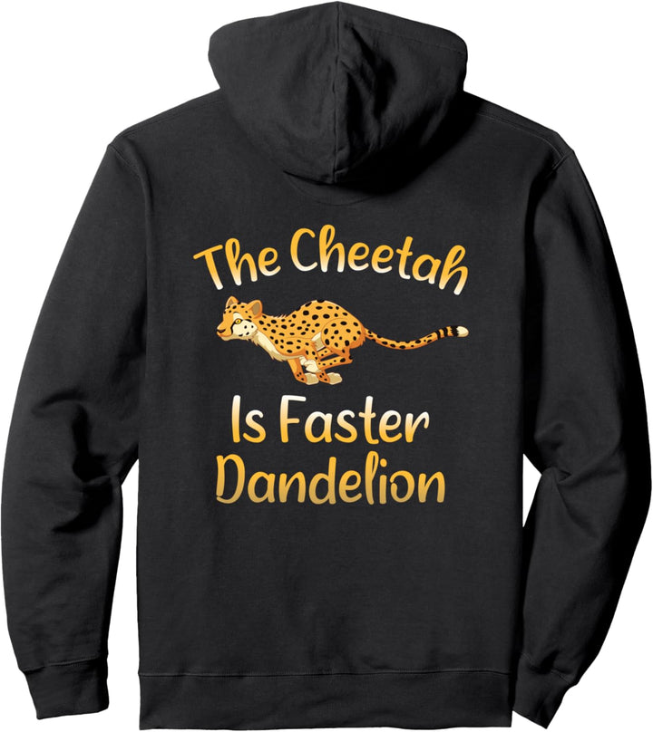 Der Gepard ist schneller als der Löwe Pullover Hoodie