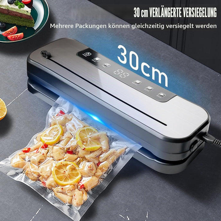 6-in-1 Vakuumiergerät, Vakuumierer Profi Folienschweissgerät 75Kpa Vakumierergerät für Lebensmittel