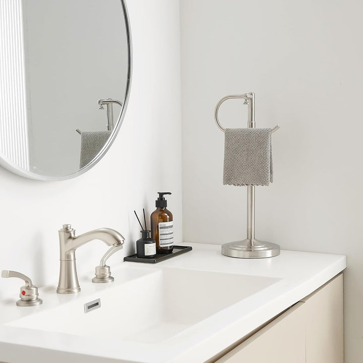 RFOUO Hand Towel Holder Stand Counter, Handtuchständer Für Die Arbeitsplatte, Geeignet Für Waschbeck