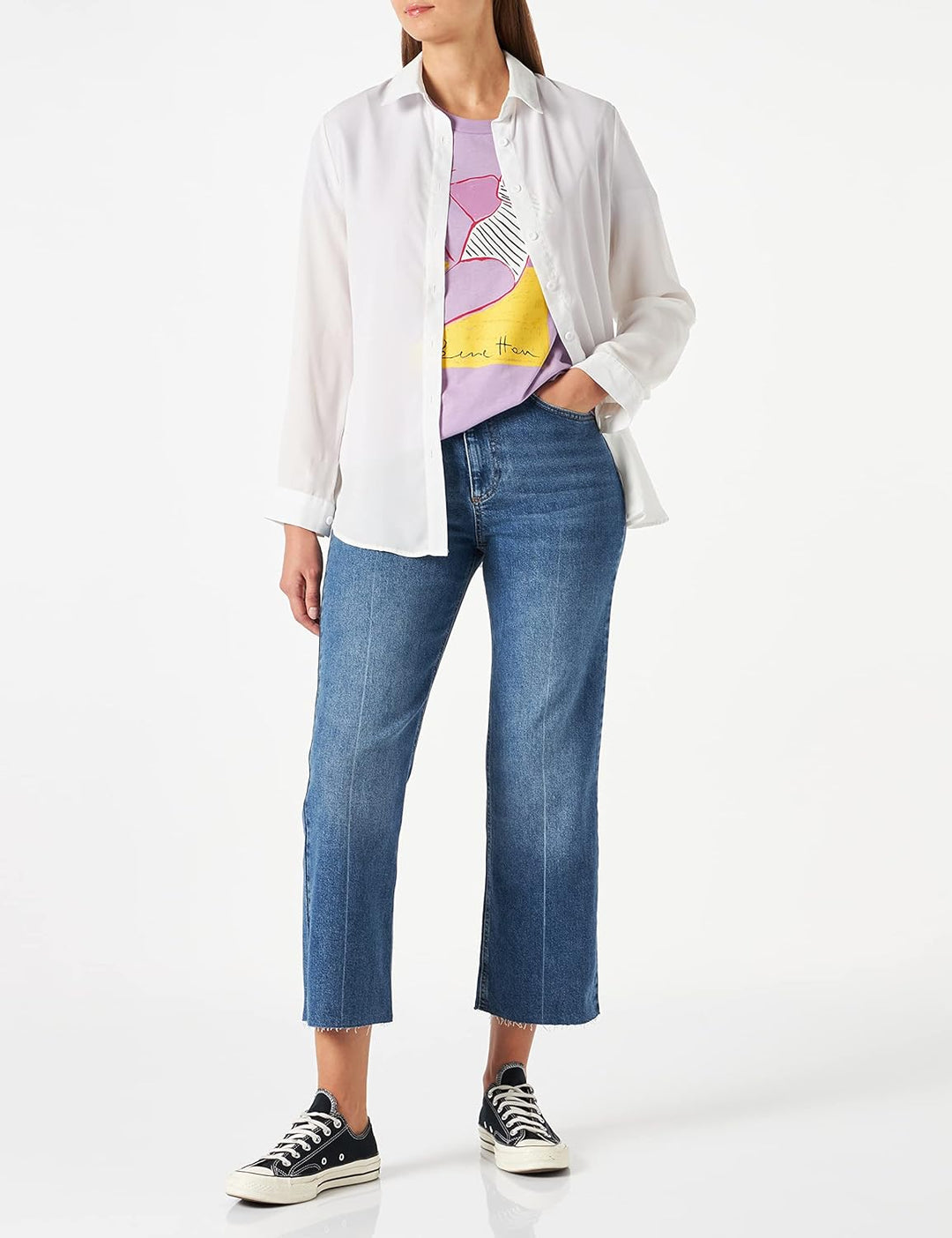 United Colors of Benetton Hose 4YAJDE005, Blau 901, 29 Damen