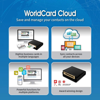 PenPower WorldCard Cloud (1-Year Subscription, 1 Users) - Save and Manage Your Contacts on The Cloud