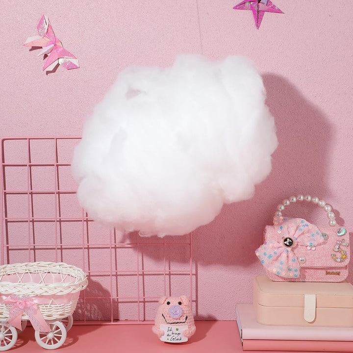 NUOBESTY Künstliche Wolke dekorative hängende Wolke Ornament DIY 3D Baumwolle Requisiten für Hochzei