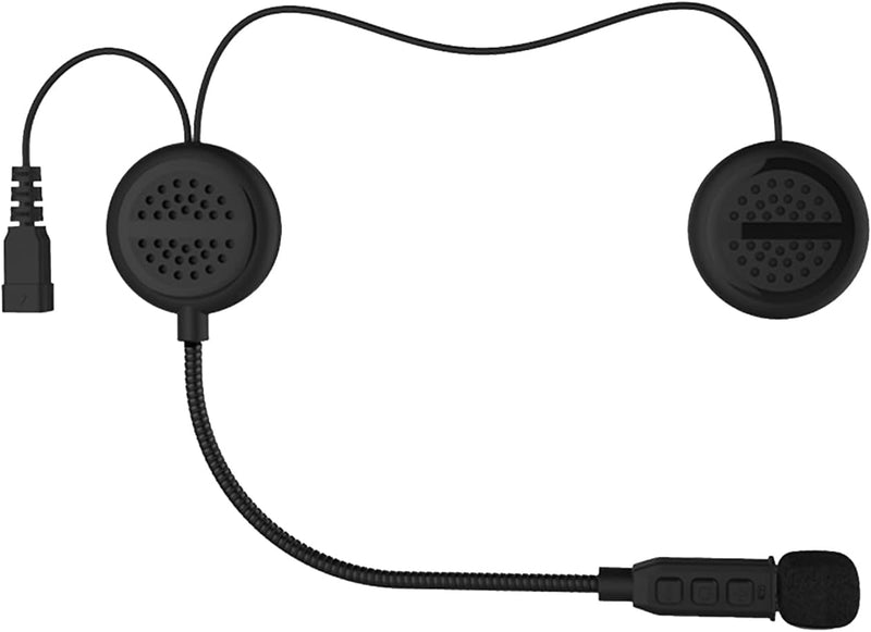 QSPORTPEAK Motorradhelm Bluetooth-Headset, S1 Bluetooth 5.0 Headset Intercom, HD-Klangqualität, spez