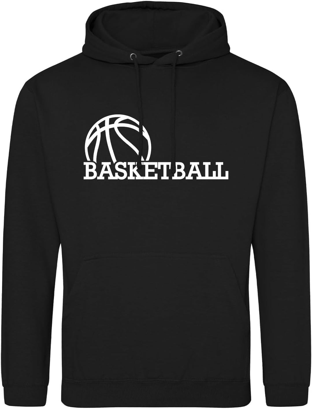 Huuraa Unisex Hoodie Basketball Ball Pullover Vegan Grösse 3XL mit Motiv für alle Basketball Fans Ge