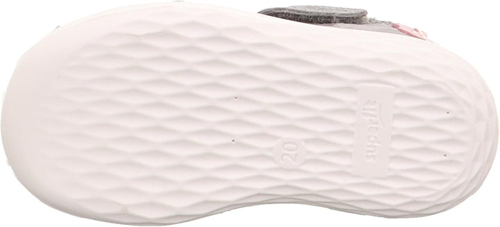 Superfit Mädchen Bumblebee Sandale 22 EU Hellgrau Rosa 2500, 22 EU Hellgrau Rosa 2500