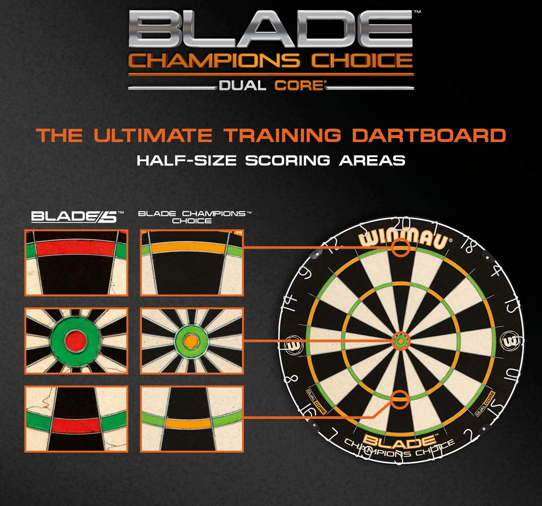 Winmau Champions Choice Blade 5 Dual Core Dartscheibe