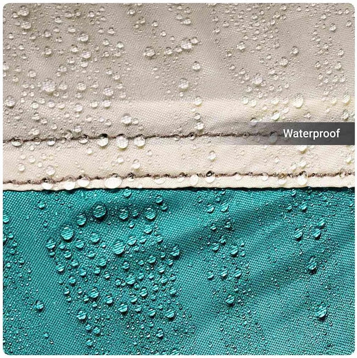 vidaXL Strandzelt Seegrün Wasserdicht, Grün