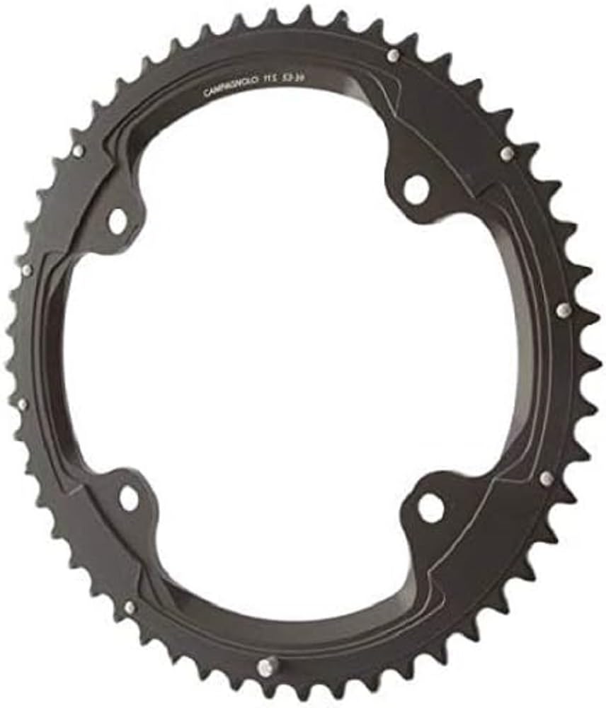 Campagnolo Unisex – Erwachsene Kettenblatt-07339617 Kettenblatt, Schwarz, 39 zähne