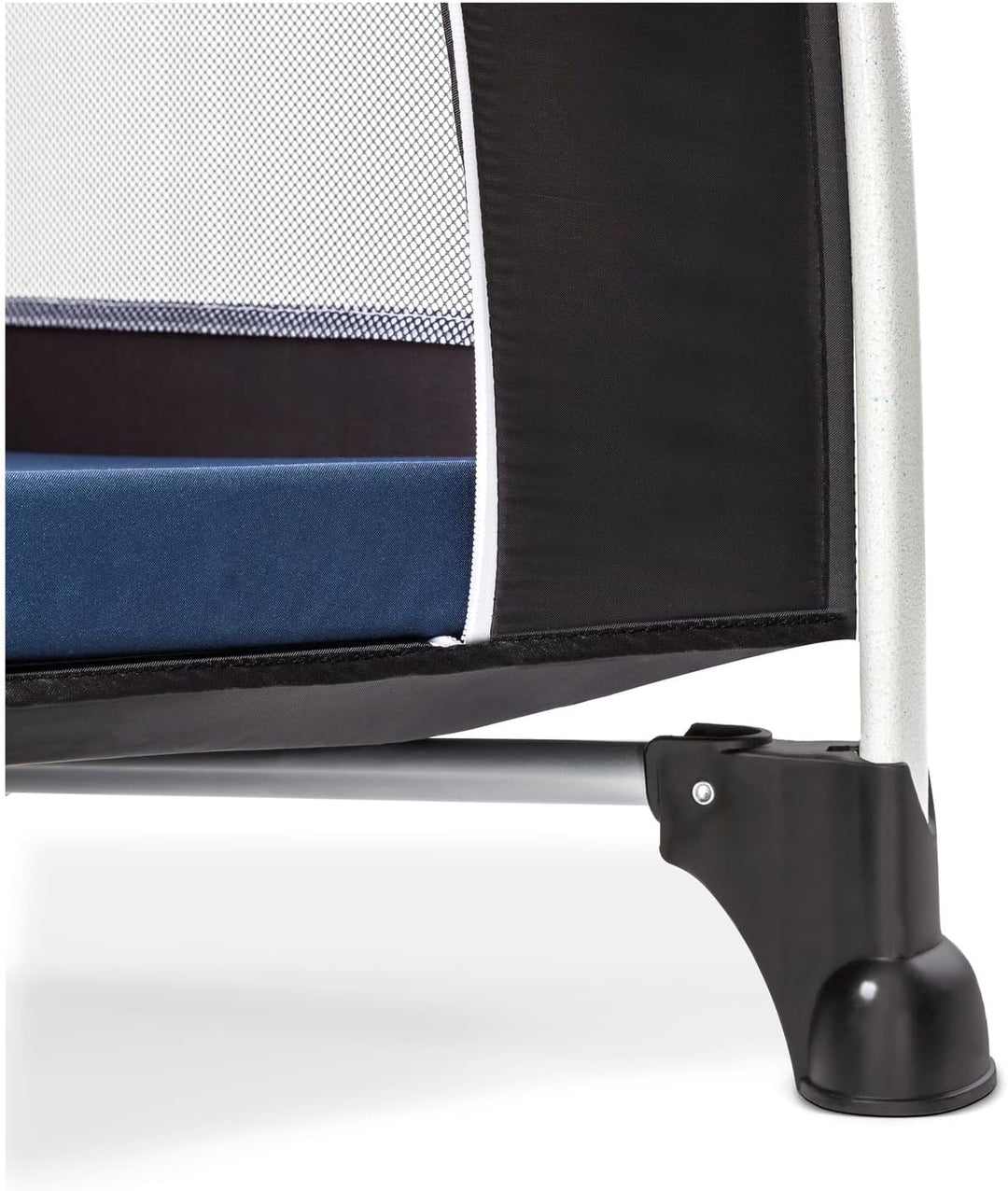 hauck Sleeper, Navy - 120x60x5 cm - Faltmatratze für Kinderreisebetten mit Tragetasche - Klein Zusam