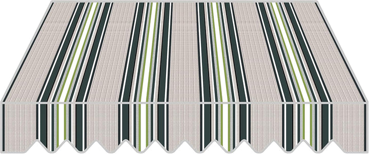 home Trends Markisenstoff 4m Markise mit Volant 4 x 3 m Markisenbespannung ersatzstoff 387 x 300cm B