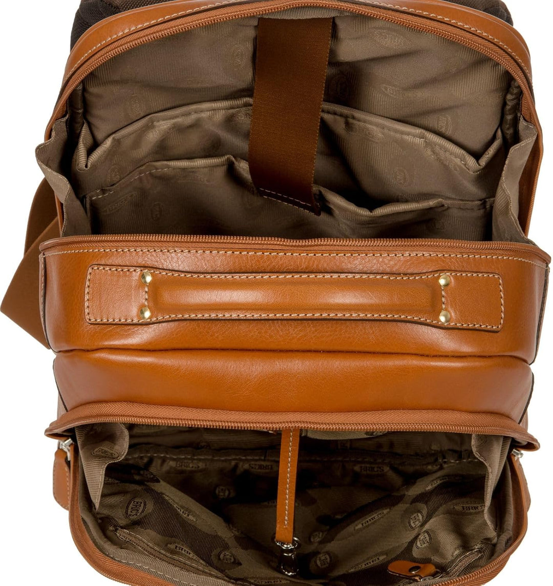 Brics Life Pelle Rucksack 37 cm braun