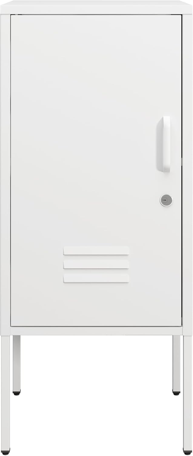 [en.casa] Nachtschrank Hausjärvi Nachttisch 82 x 35 x 35 cm Nachtkästchen Beistelltisch mit 1 Tür Me