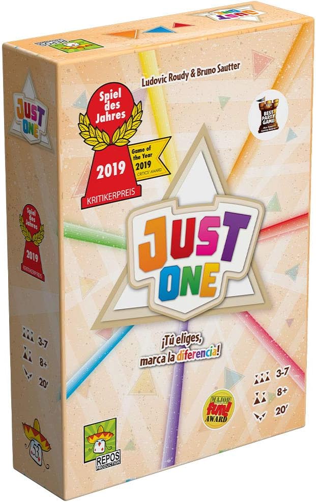 Asmodee Just one – spanisch, Farbe (RPJU0001) - Spanische Sprache