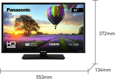 Panasonic TX-24M330E, 24-Zoll HD LED TV, USB Media Player, Surround Sound, Hotelmodus, HDMI, optiona