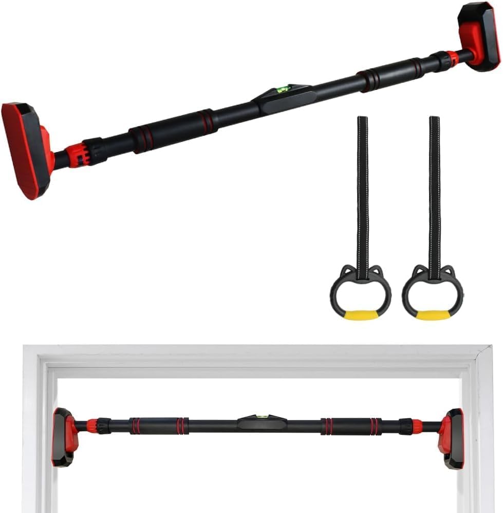 Klimmzugstange für Türrahmen, 70-90 cm/ 90-110 cm, Oberkörpertrainings-Klimmzugstangen ohne Schraube