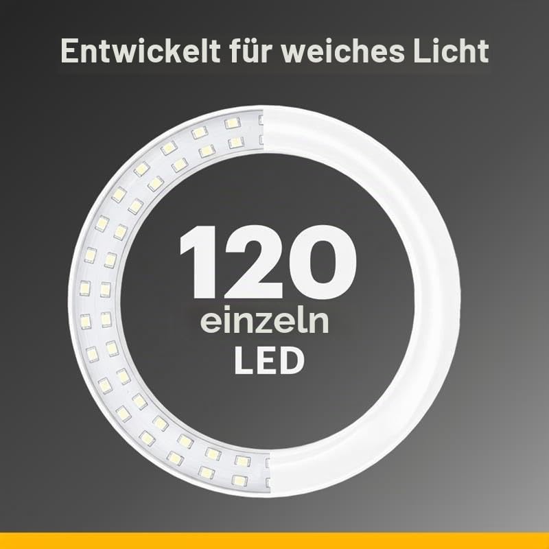 Kodak LED Ringlicht mit Stativ für Smartphones &amp; kleine DSLR- und Actioncams (25cm Durchmesser; Vers
